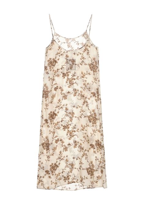 anaya dress woman white and brown UMA WANG | UW5084UW016